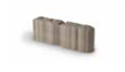 Vintage Buff Cobble Scape Edging