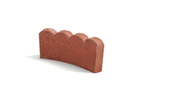 Red Curved Unit